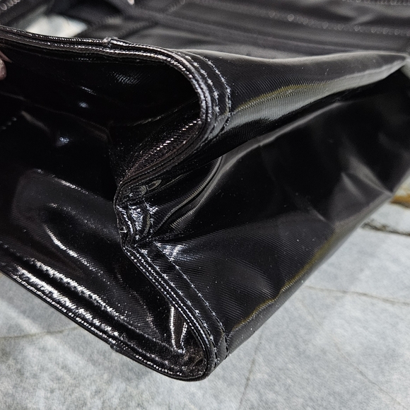 Tory Burch Ella Black Patent Leather Tote - Picture 8 of 15